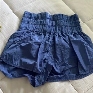 FP Movement by Free People High Waist Blue Shorts